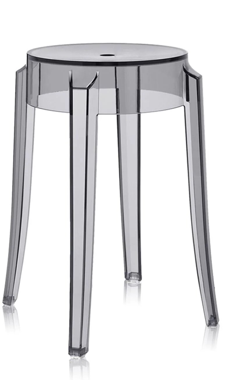 Charles Ghost Stool by Kartell Furniture Stool Charles Ghost Stool by Kartell Furniture Stool
